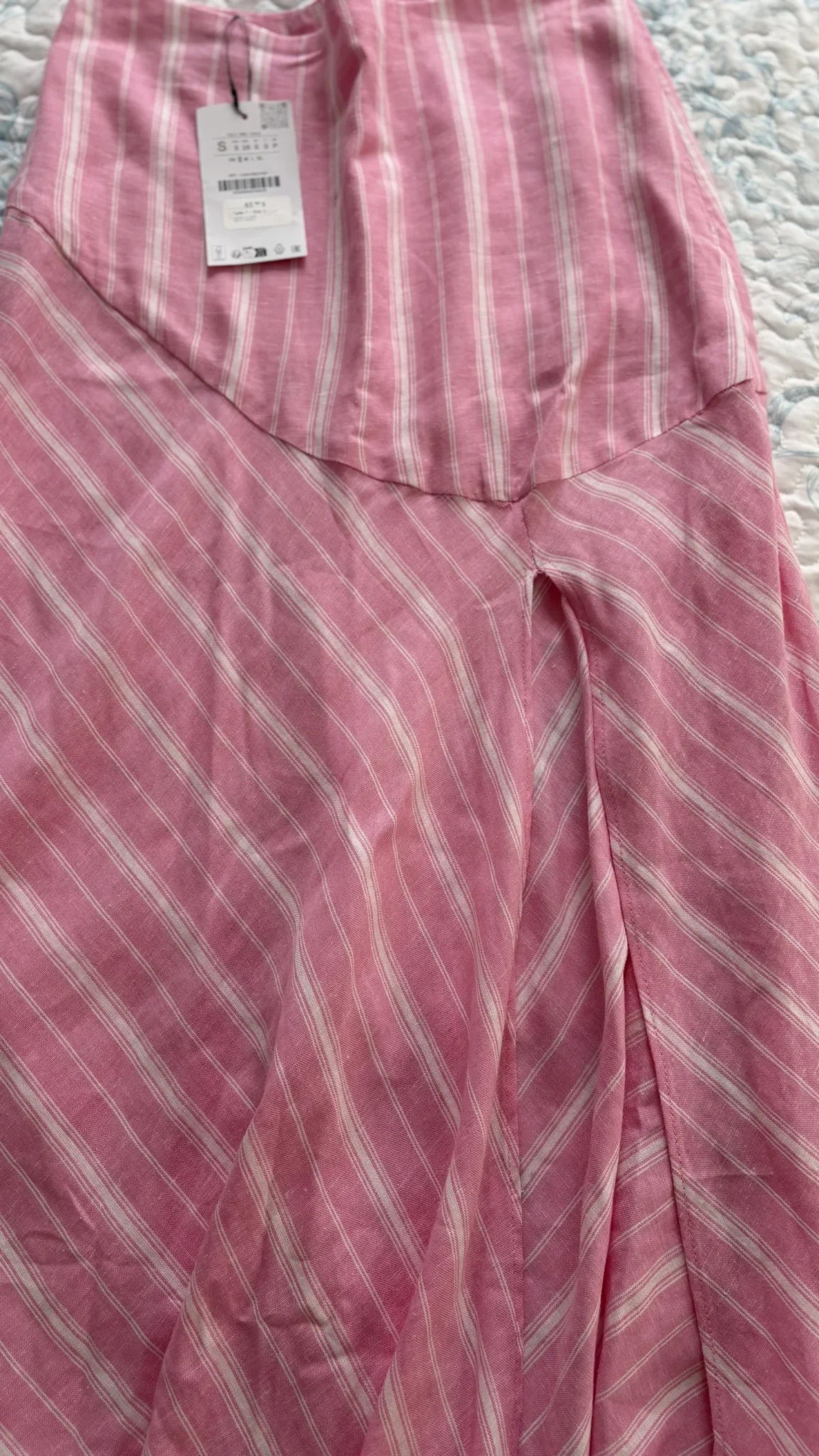 Image for Zara linen maxi skirt