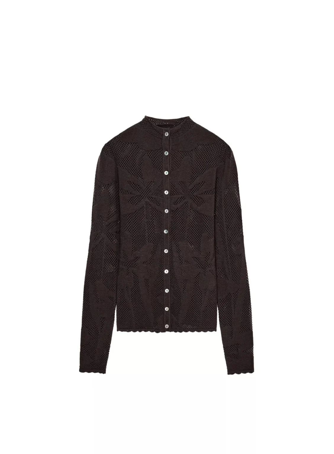 Featured image for Zara jacquard-knit cardigan