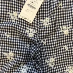 Thumbnail for Zara embroidered checked culottes