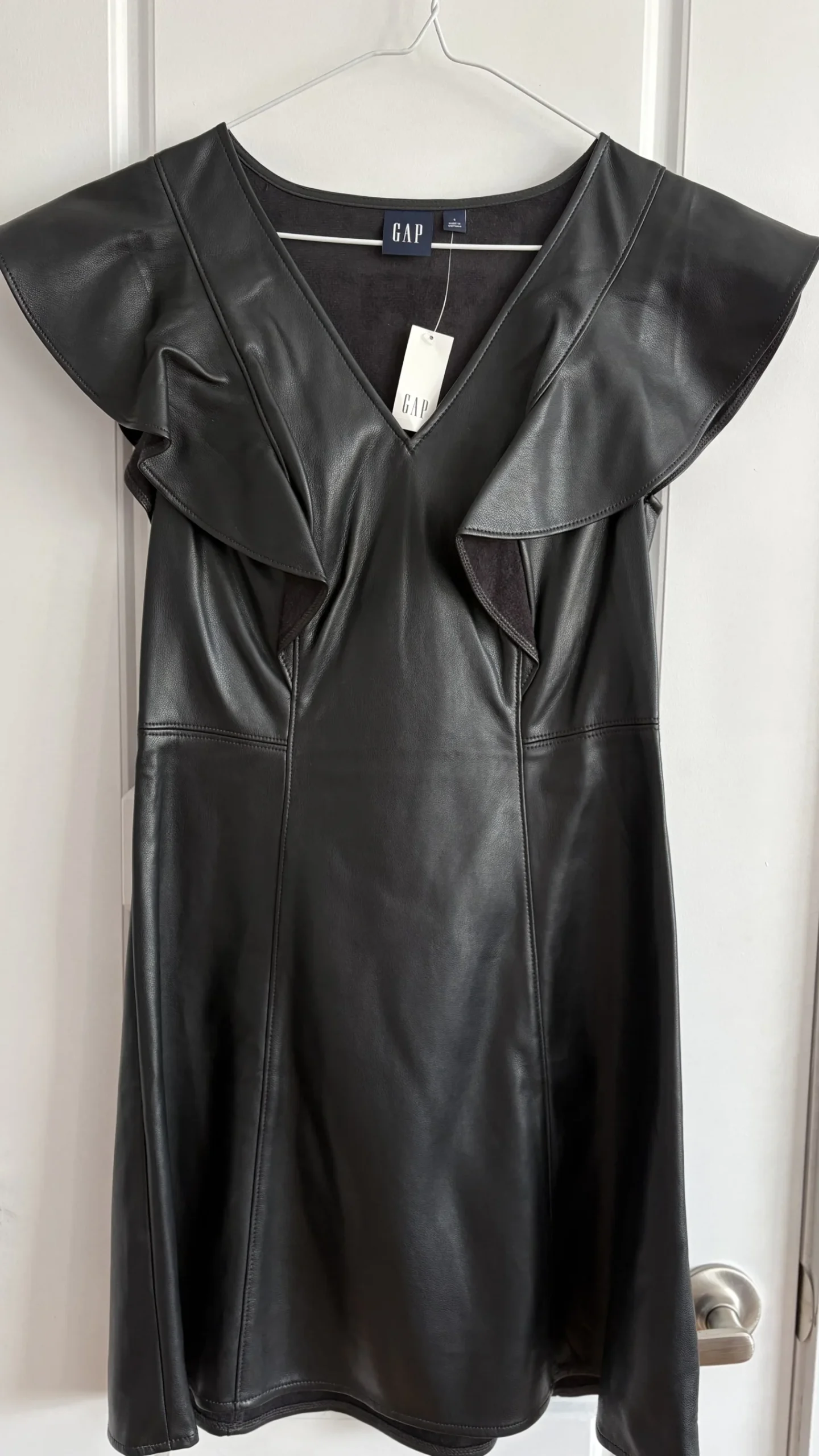 Gap faux leather mini dress GAP seconde main