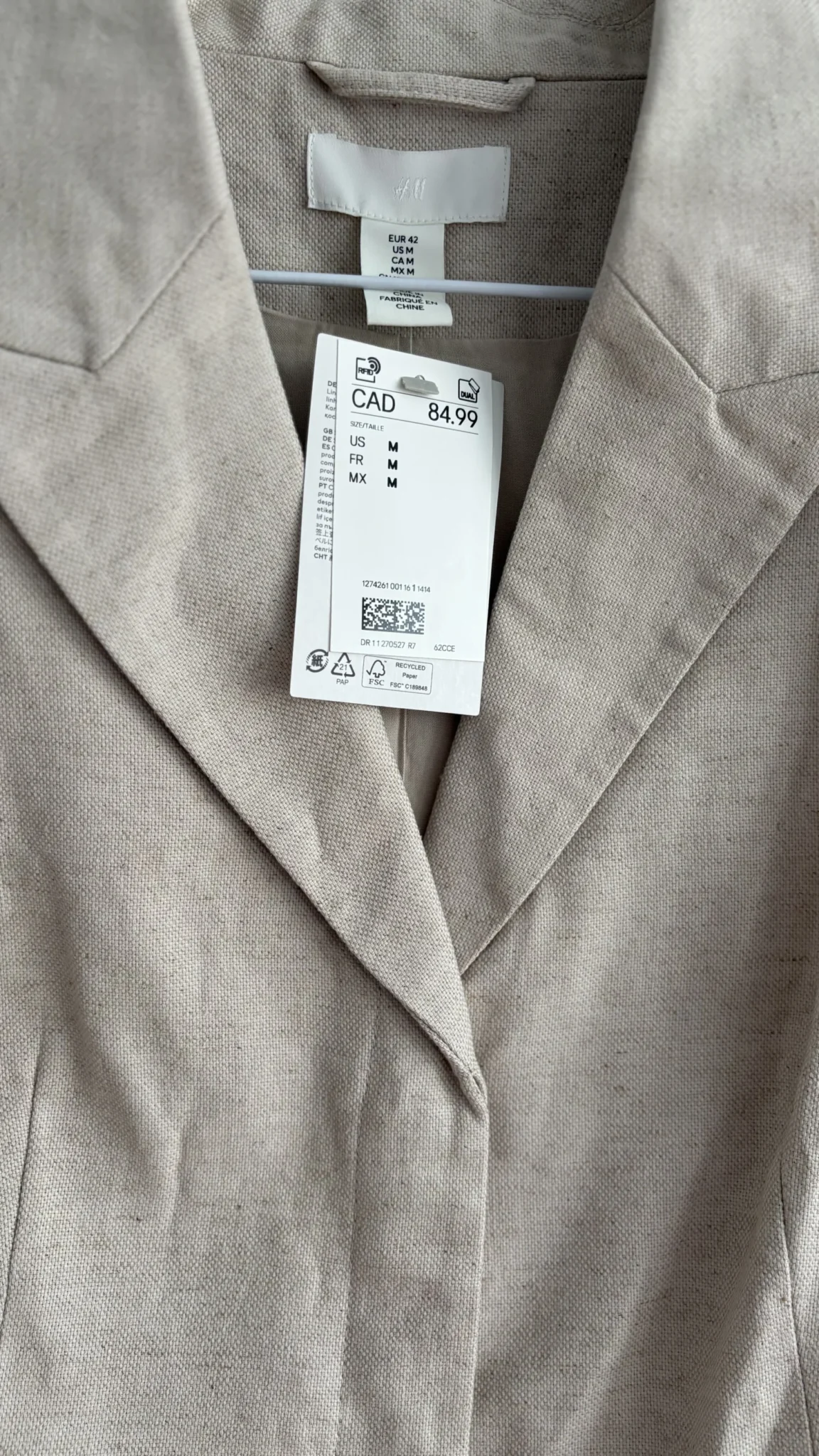 Image for H&M blazer dress