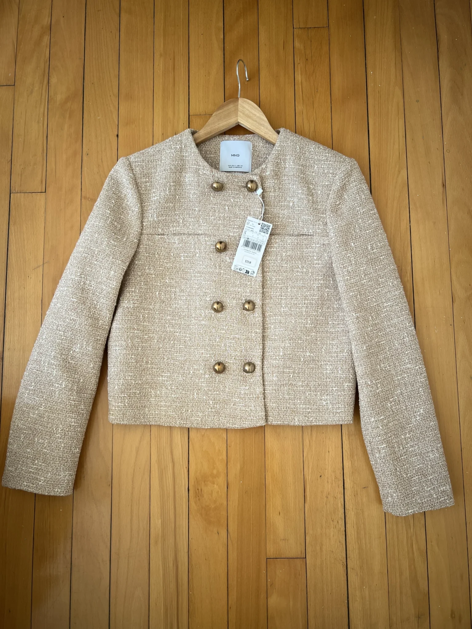 Image for Brand-new Small Mango tweed jacket