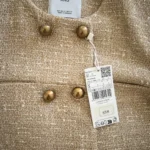 Thumbnail for Brand-new Small Mango tweed jacket