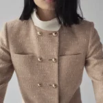 Thumbnail for Brand-new Small Mango tweed jacket