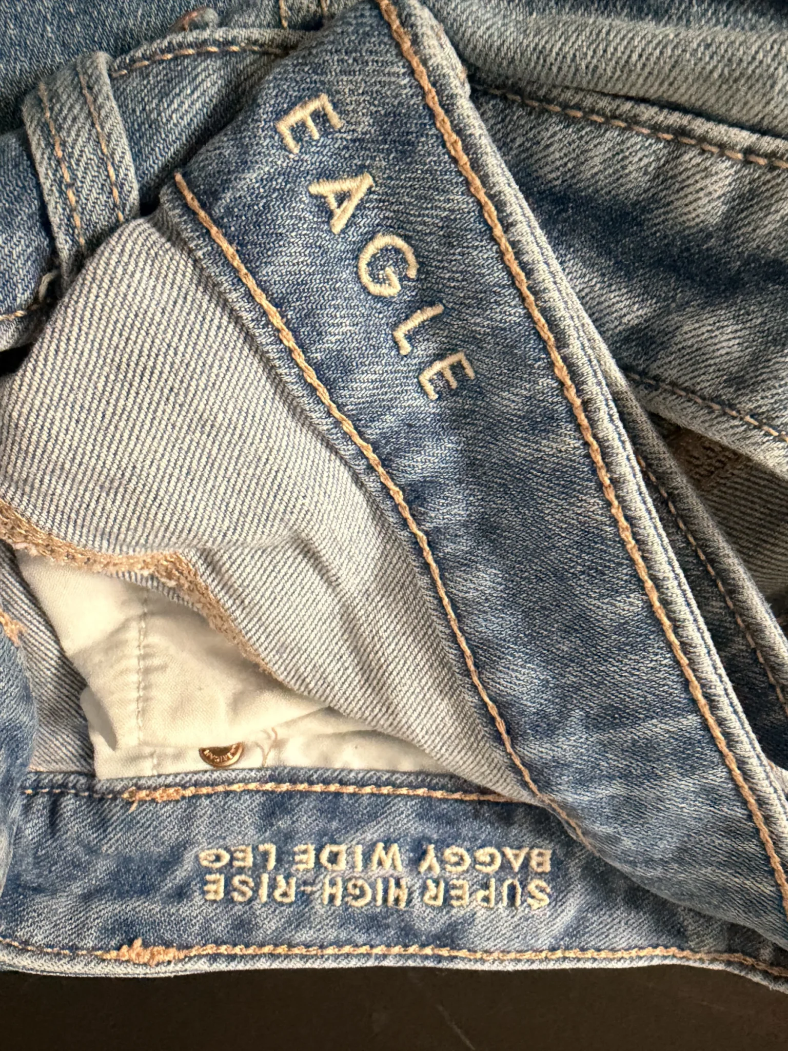 Image for ‘Super High-rise Baggy Wide Leg’ jeans