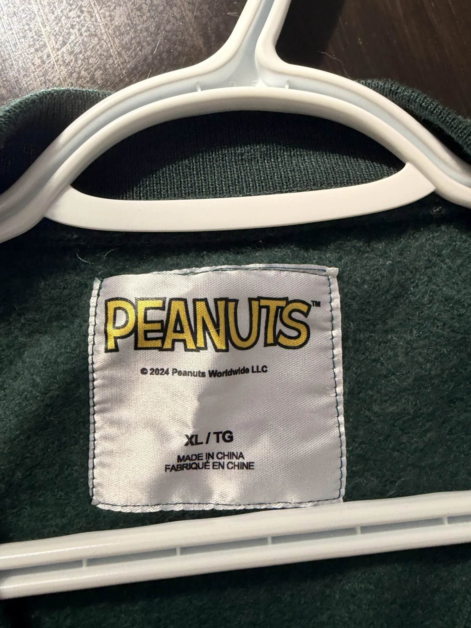 Image for PEANUTS-style baseball jacket