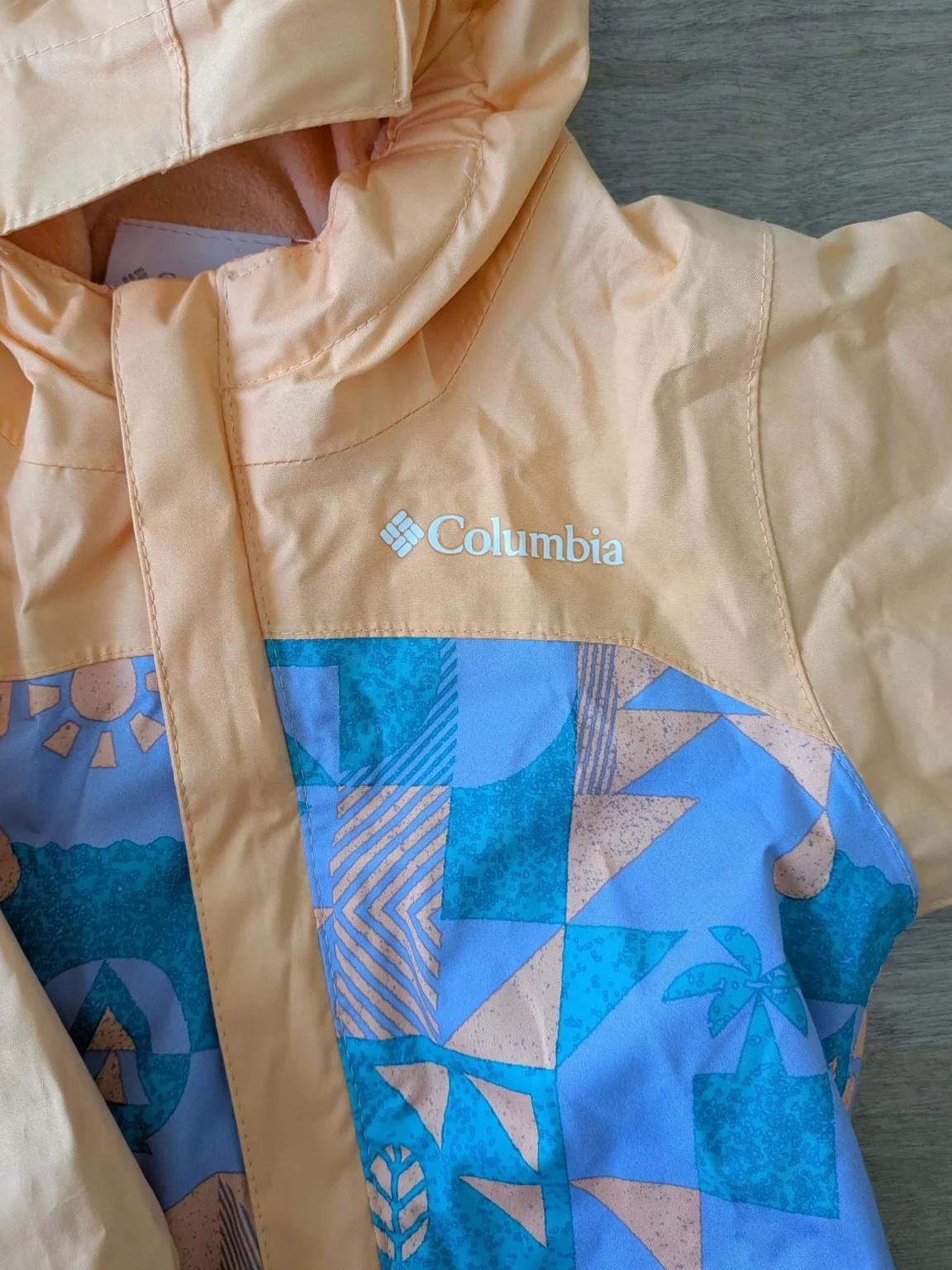 Image for Columbia waterproof jumpsuit, 6–12 months.
