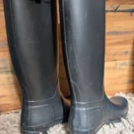 Thumbnail for Matt black Hunter boots