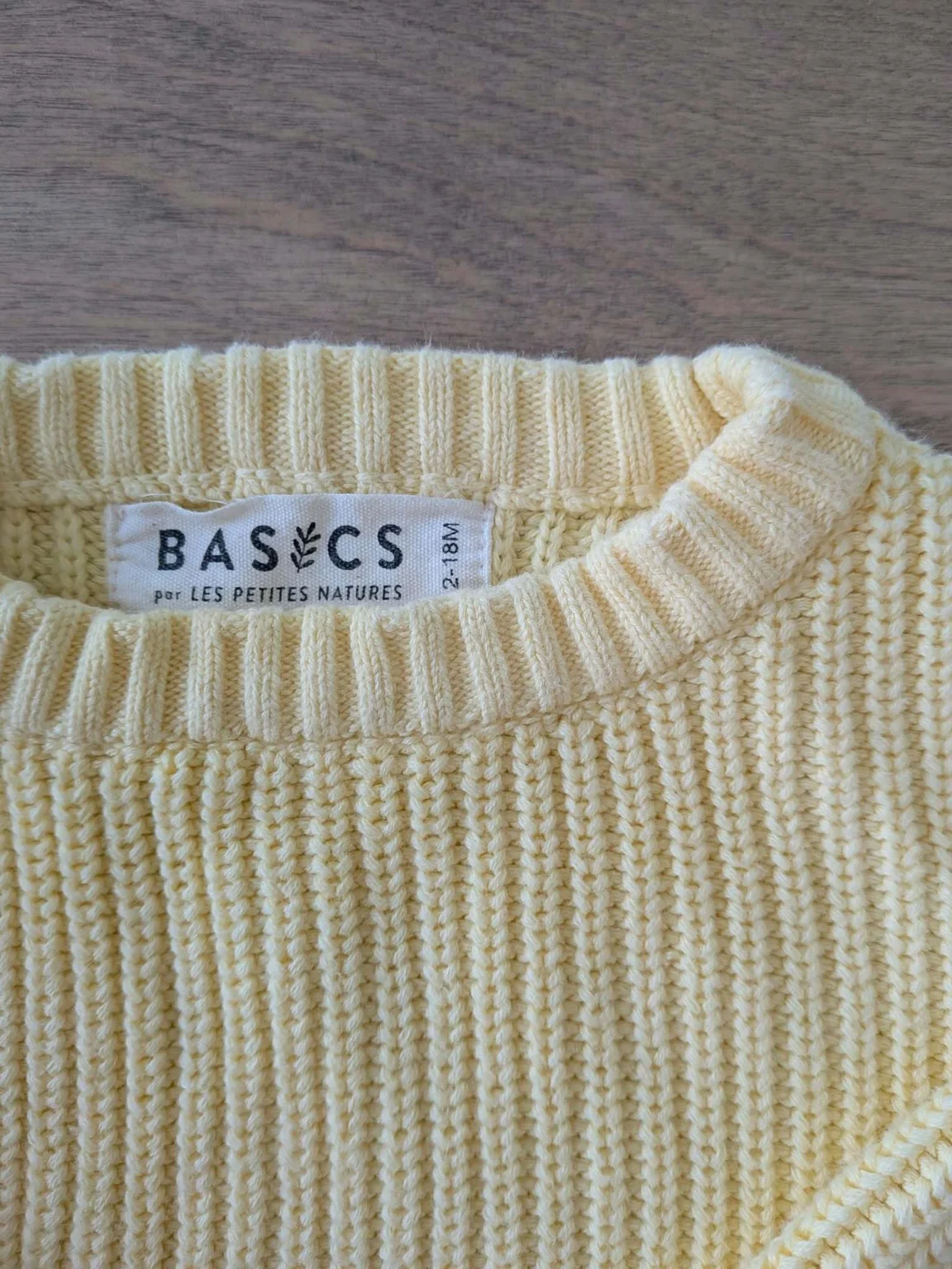 Image for 'Les Petites Nature' jumper, 12–18 months