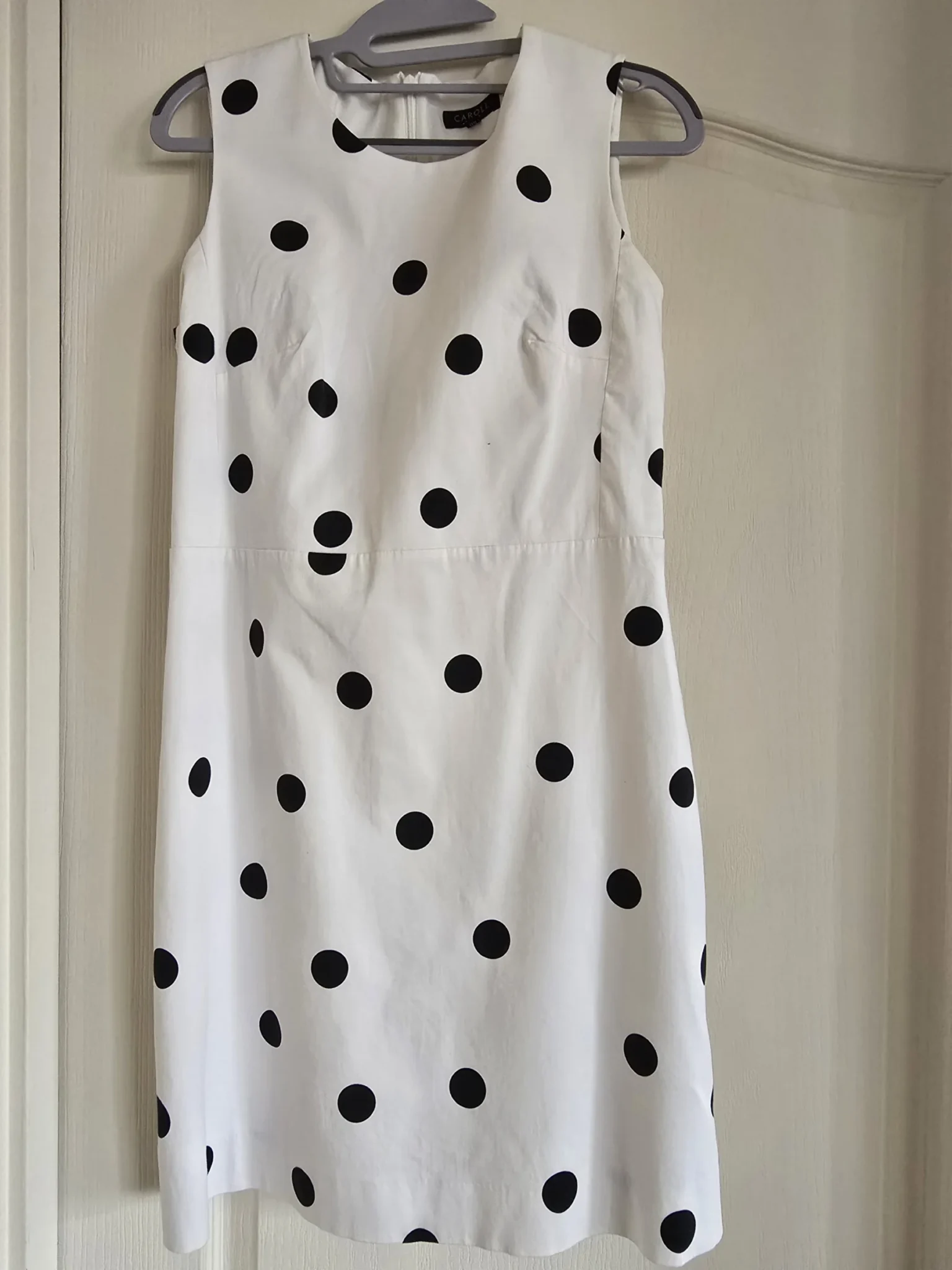 Image for Black polka-dot dress
