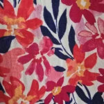 Thumbnail for Floral dress with three-quarter-length sleeves