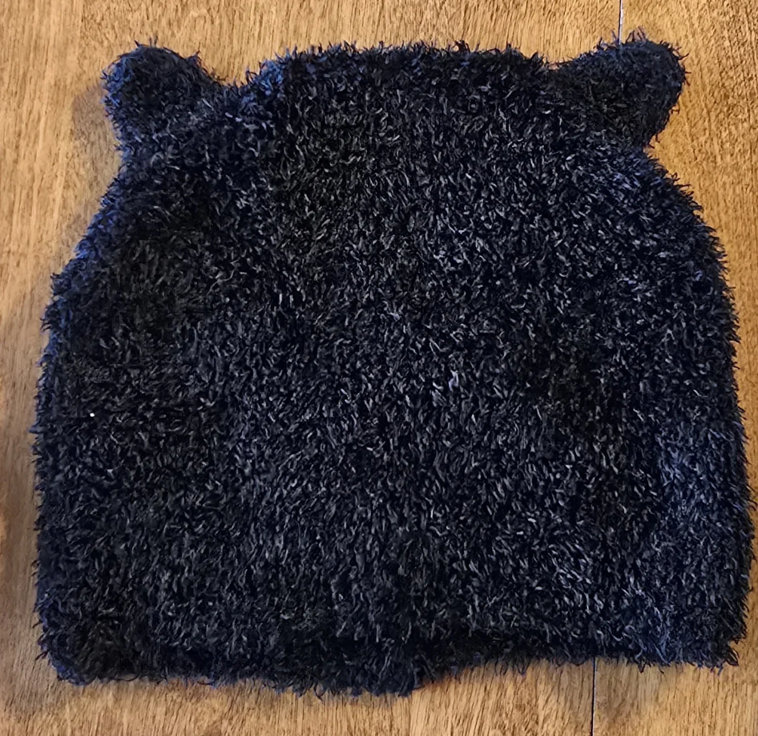 Image for Black ear-flap hat