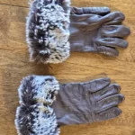 Thumbnail for Brown leather gloves