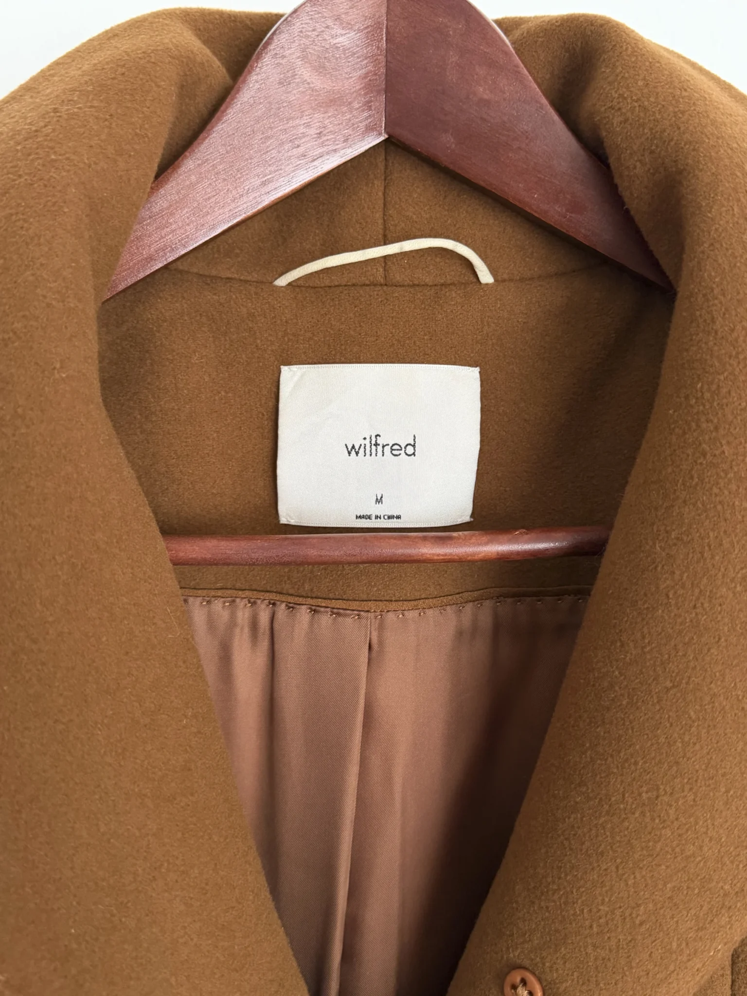 Image for Aritzia long cocoon coat – Cashmere and wool blend – Excellent condition