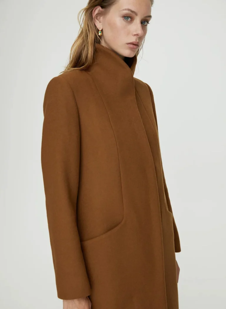 Image for Aritzia long cocoon coat – Cashmere and wool blend – Excellent condition