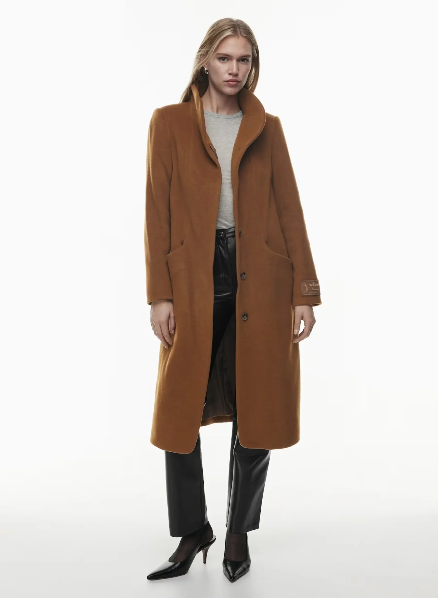 Image for Aritzia long cocoon coat – Cashmere and wool blend – Excellent condition