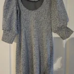 Thumbnail for Dress with puffed sleeves