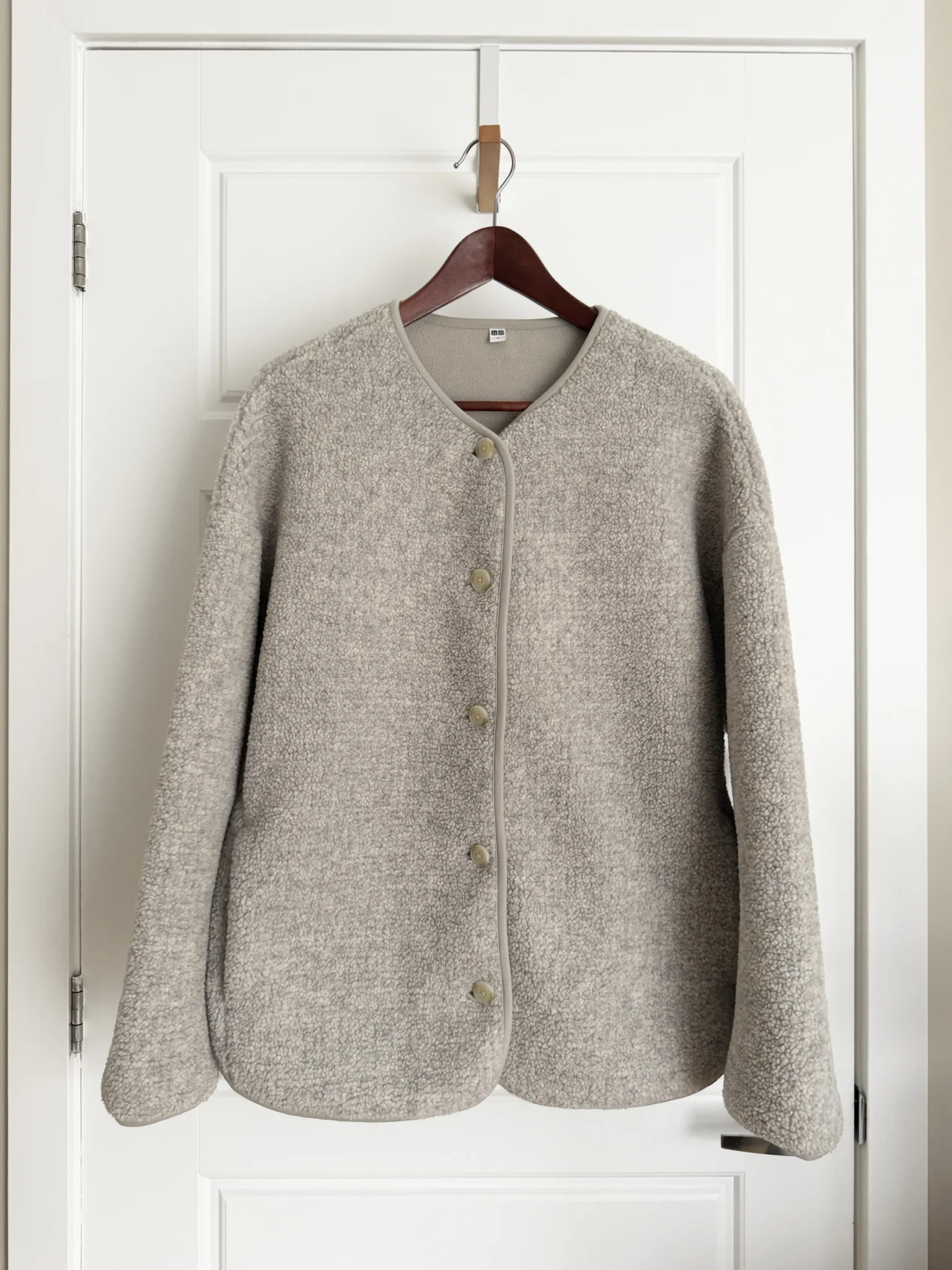 Featured image for Cardigan doublé de polaire Uniqlo