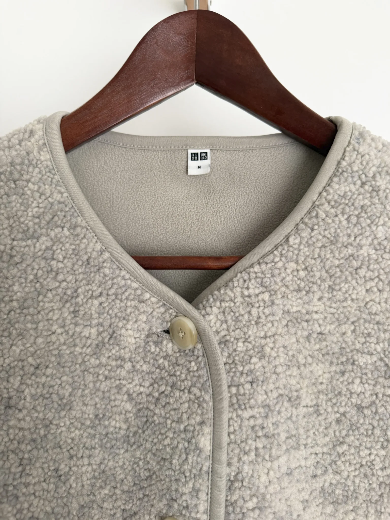 Image for Cardigan doublé de polaire Uniqlo