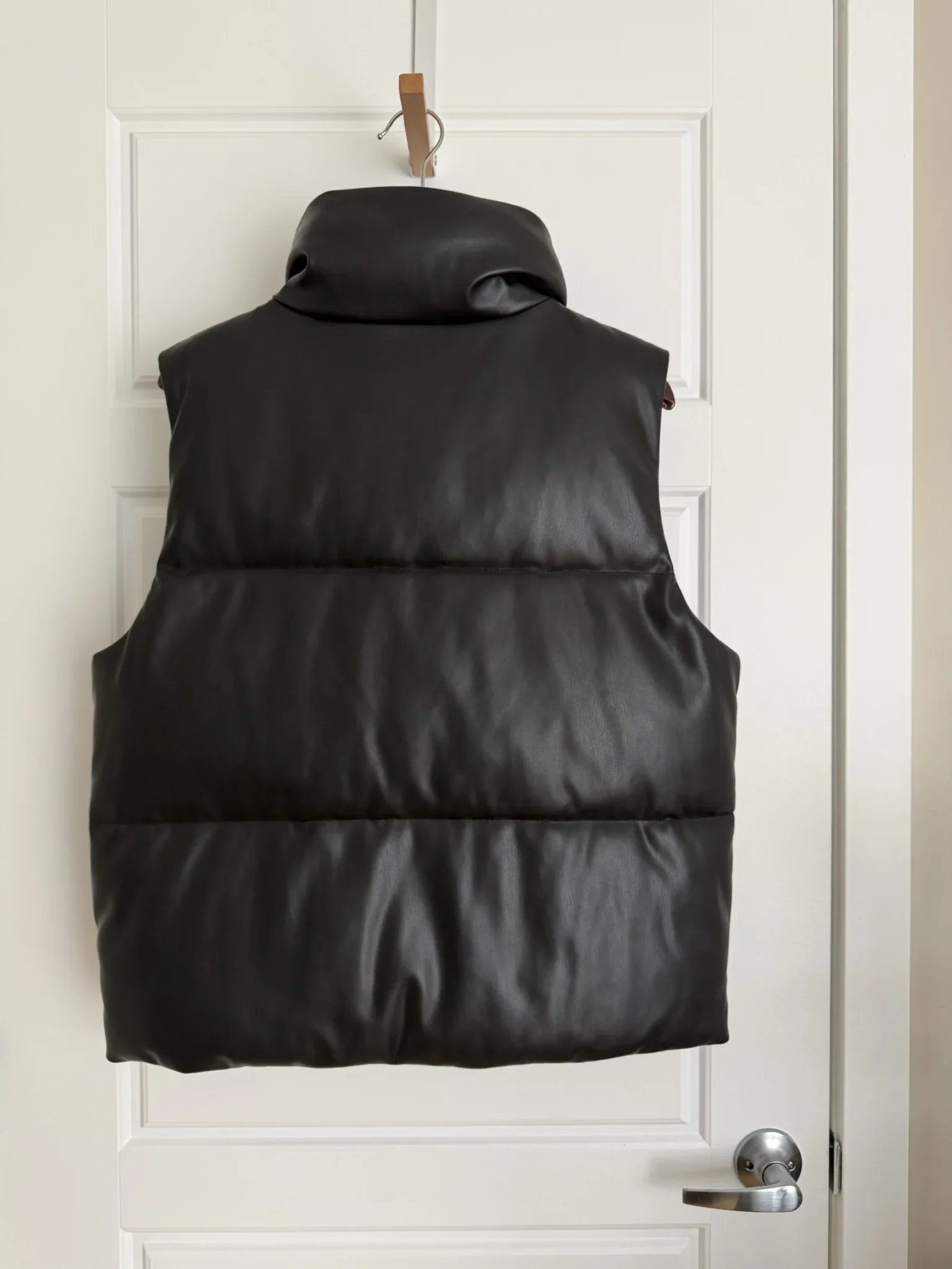 Image for Levis vegan leather quilted waistcoat