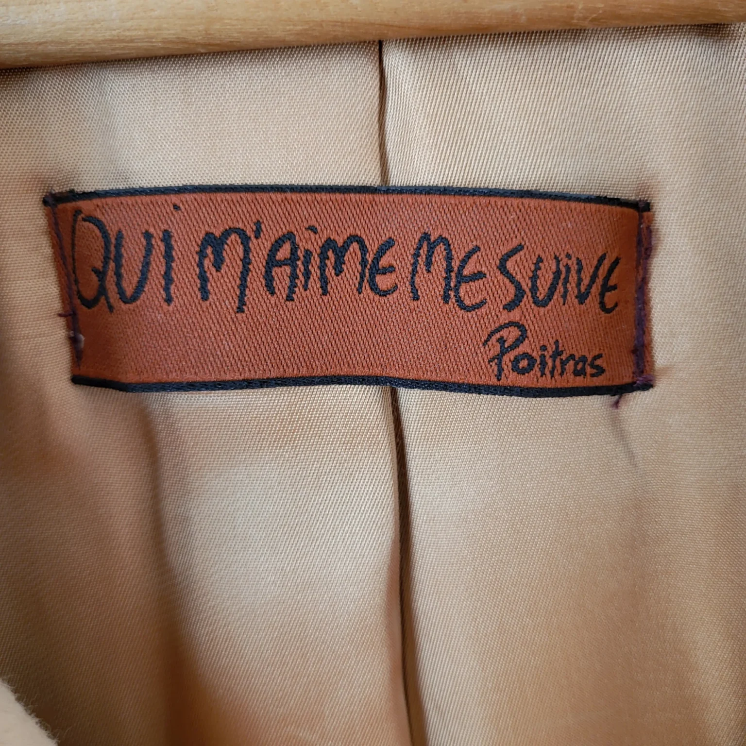 Image for Vintage Luxury Angora Cashmere Wool Camel Tan Coat‎