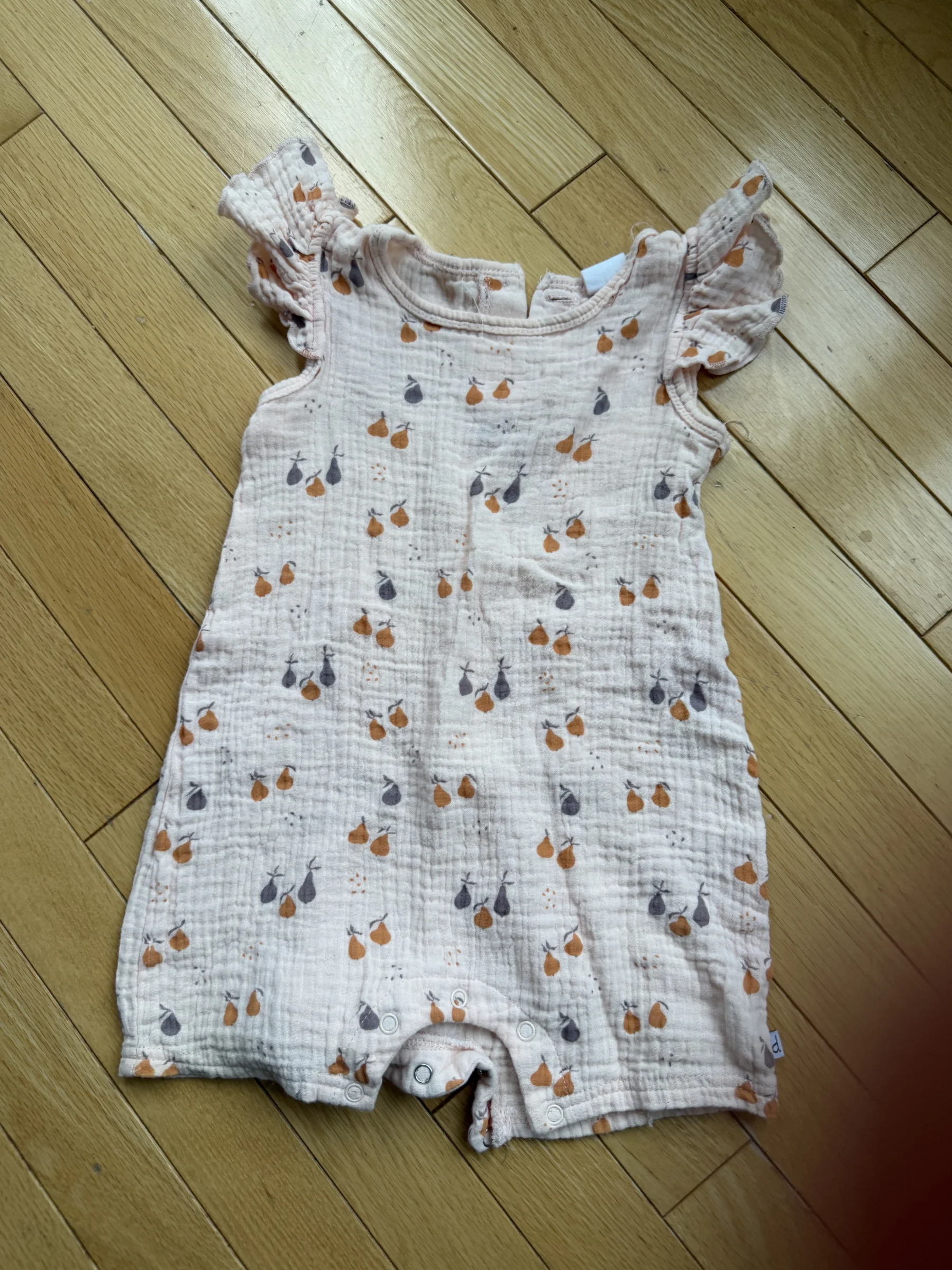 One-piece muslin romper Deux par Deux seconde main