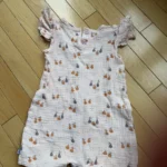 Thumbnail for One-piece muslin romper
