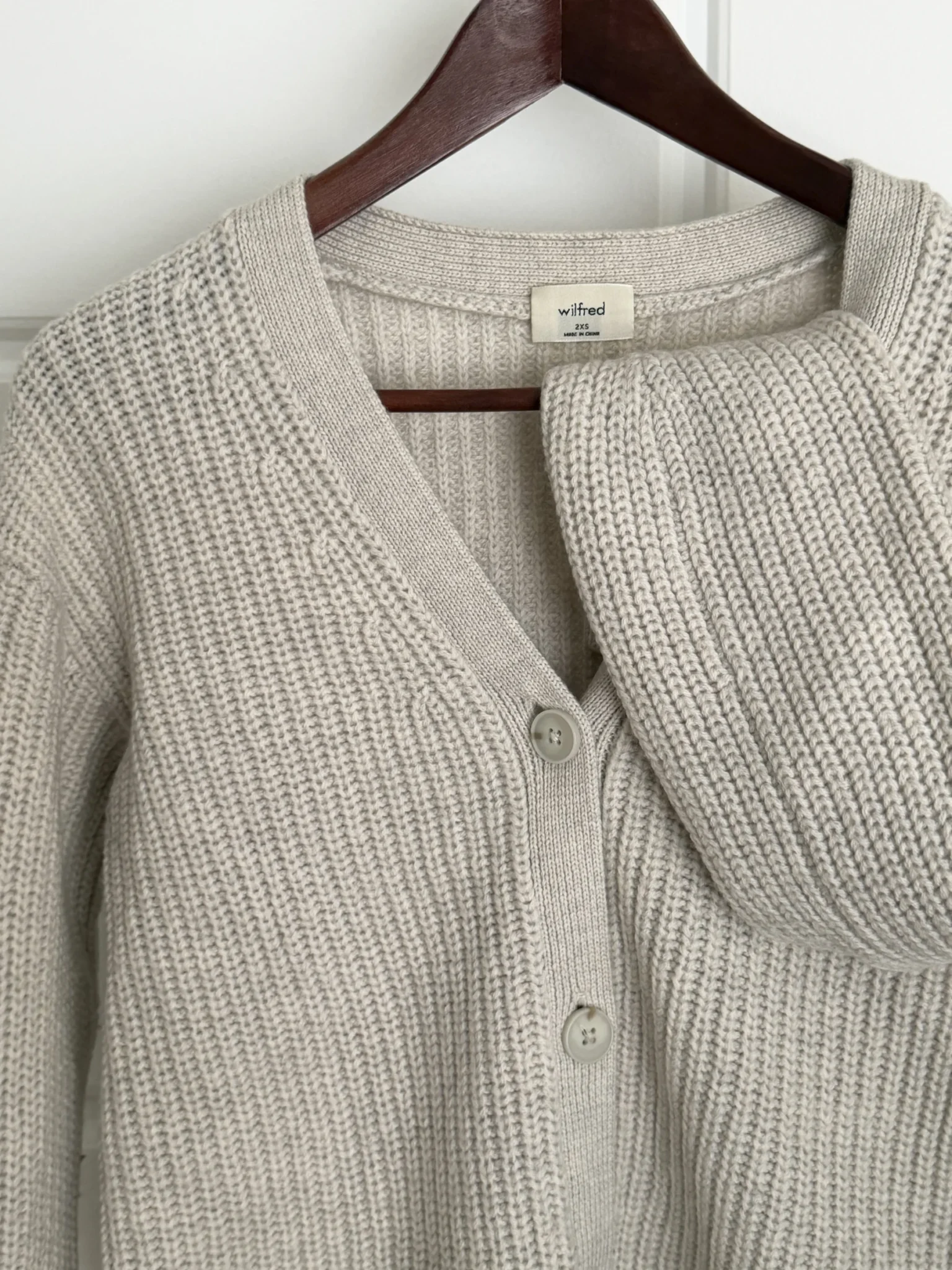 Image for Merino wool cardigan by Aritzia