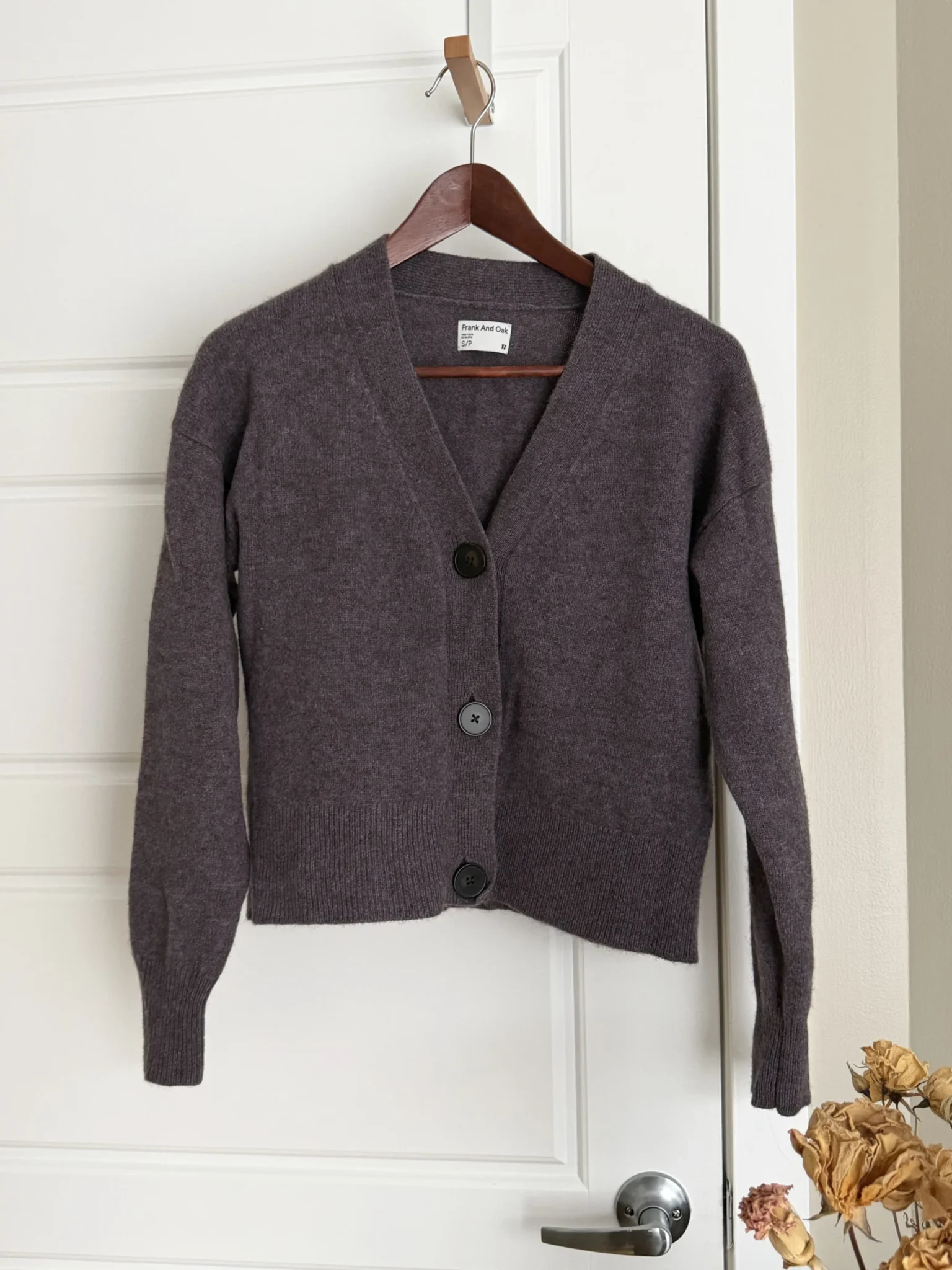 Featured image for Cardigan made from merino wool and yak wool