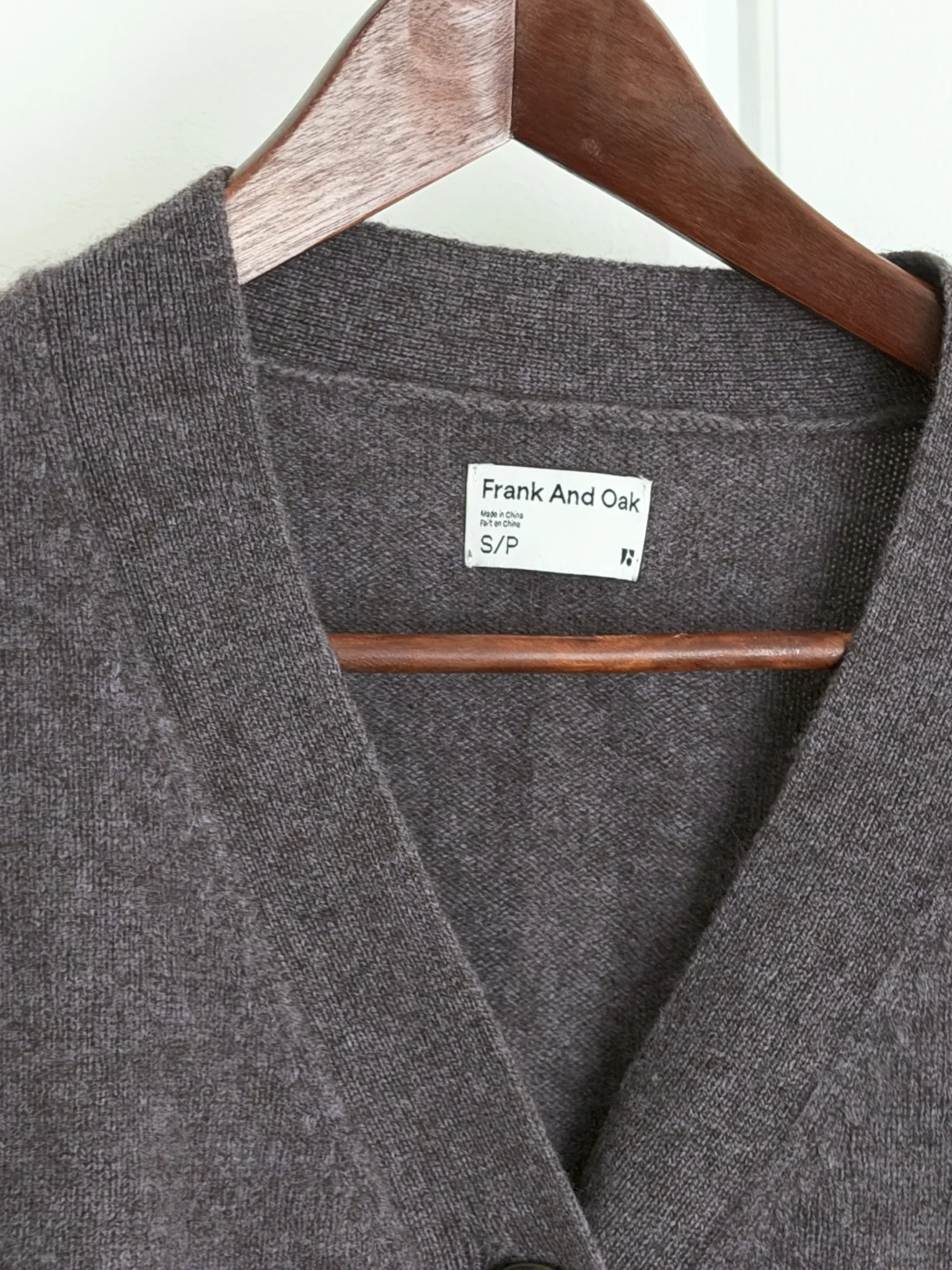 Image for Cardigan made from merino wool and yak wool