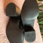Thumbnail for ALDO – Bottines Chelsea noires en cuir verni à bout pointu – 7 US / 37,5 EUR