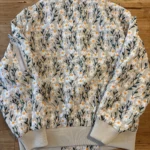 Thumbnail for With Les Filles — daisy-embroidered bomber jacket — cream