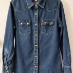 Featured thumbnail for Vintage Levi’s — denim cowboy shirt — M