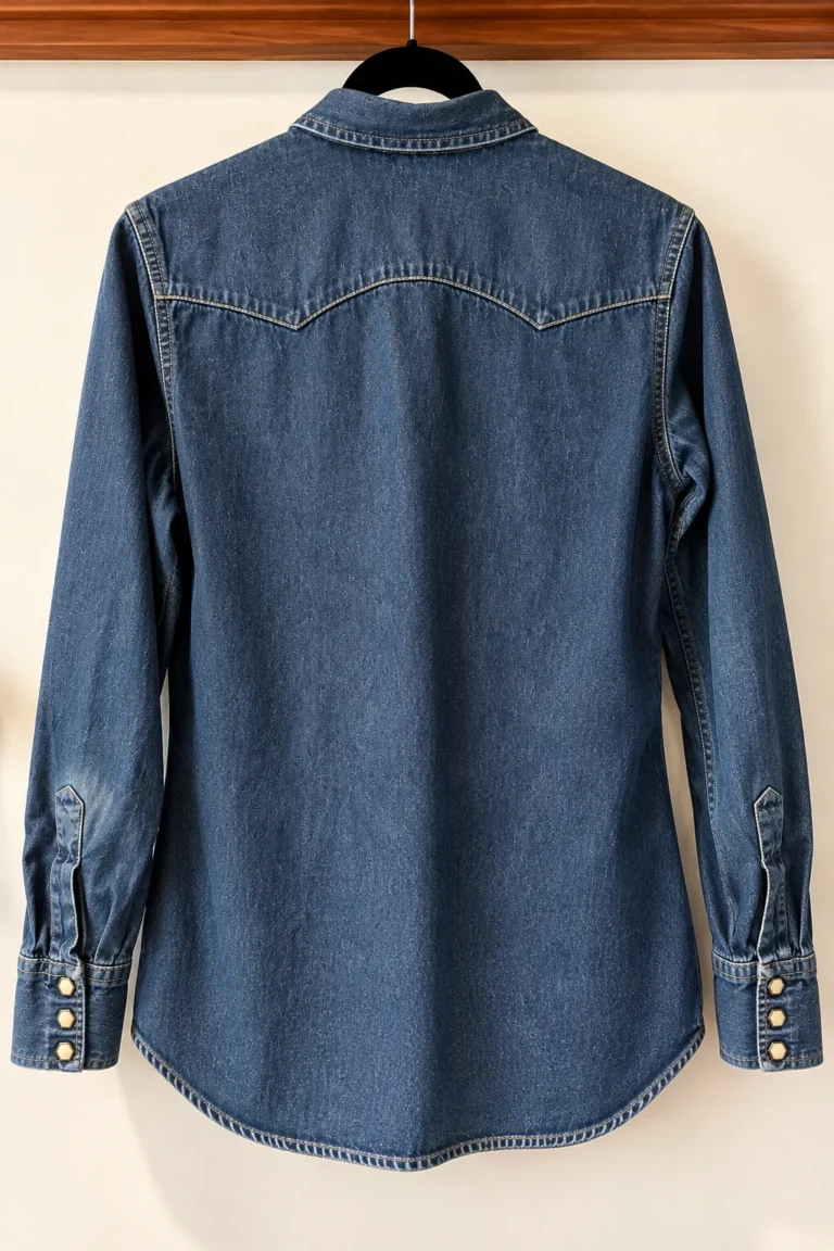 Image for Vintage Levi’s — denim cowboy shirt — M