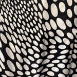 Thumbnail for Blacky Dress Berlin black & white graphic dress – Size 8