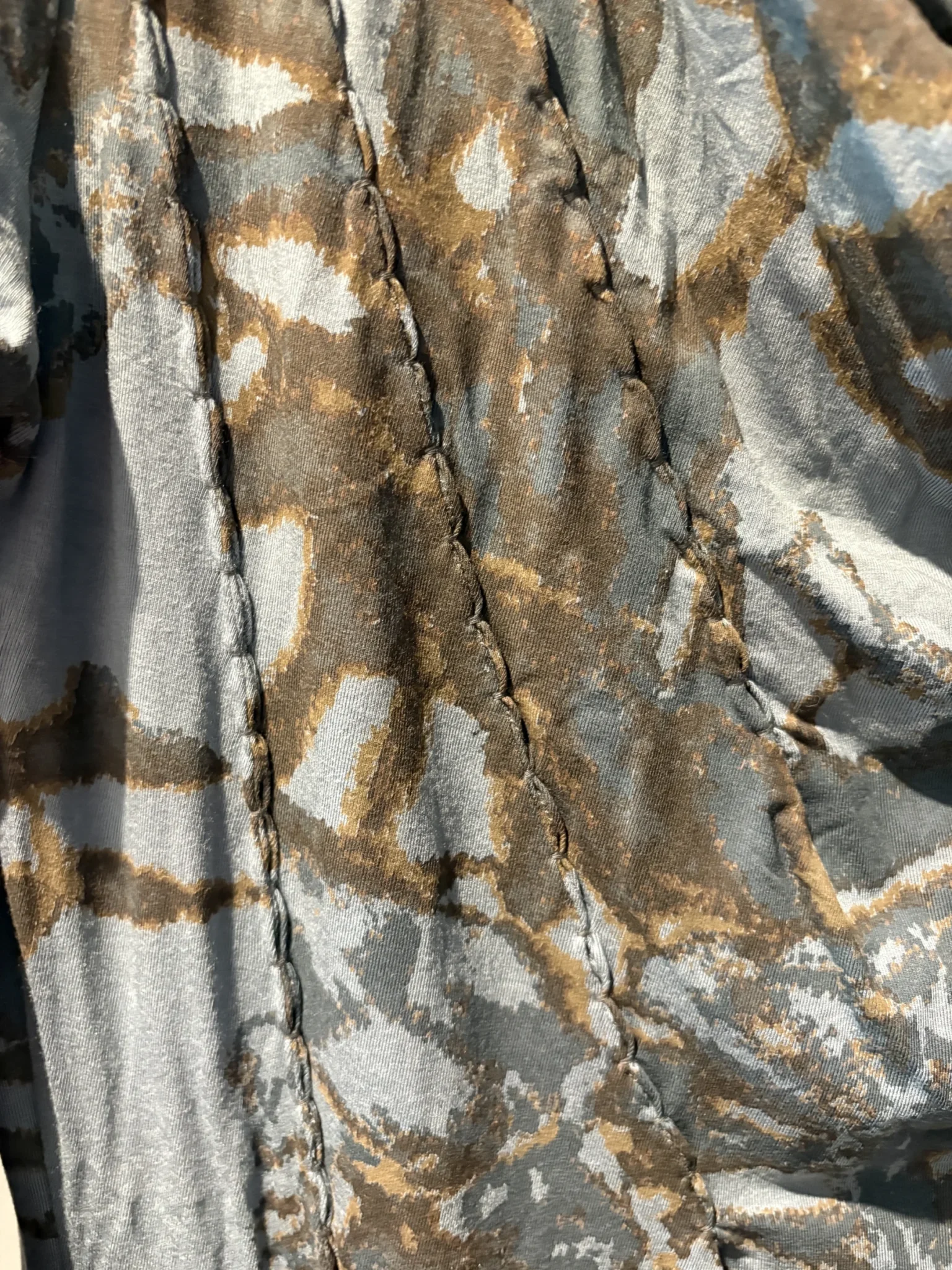 Image for Sandwich dress, size L – blue and grey abstract print