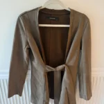 Featured thumbnail for Faux suede-style cardigan