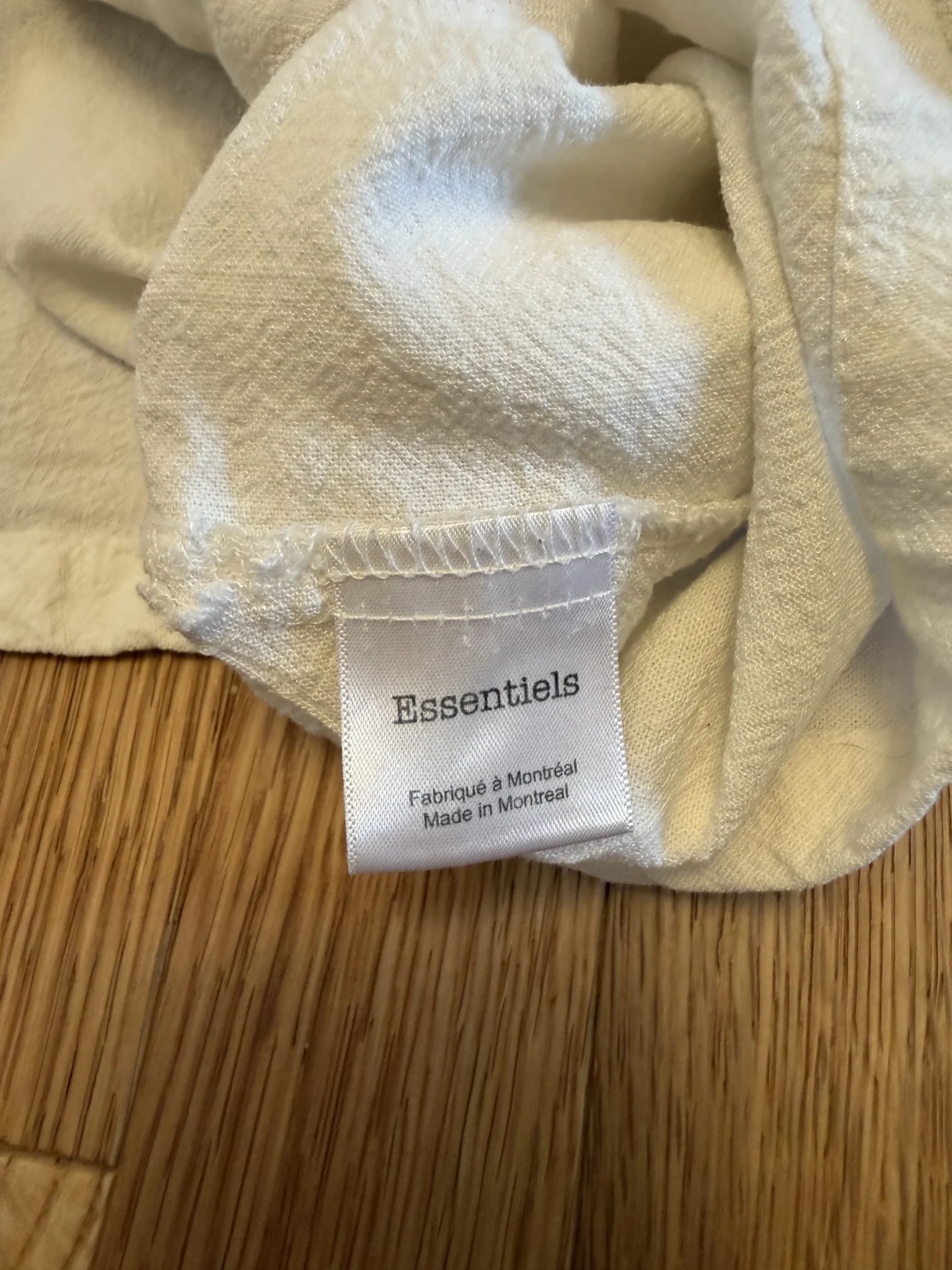 Image for Cropped linen blouse