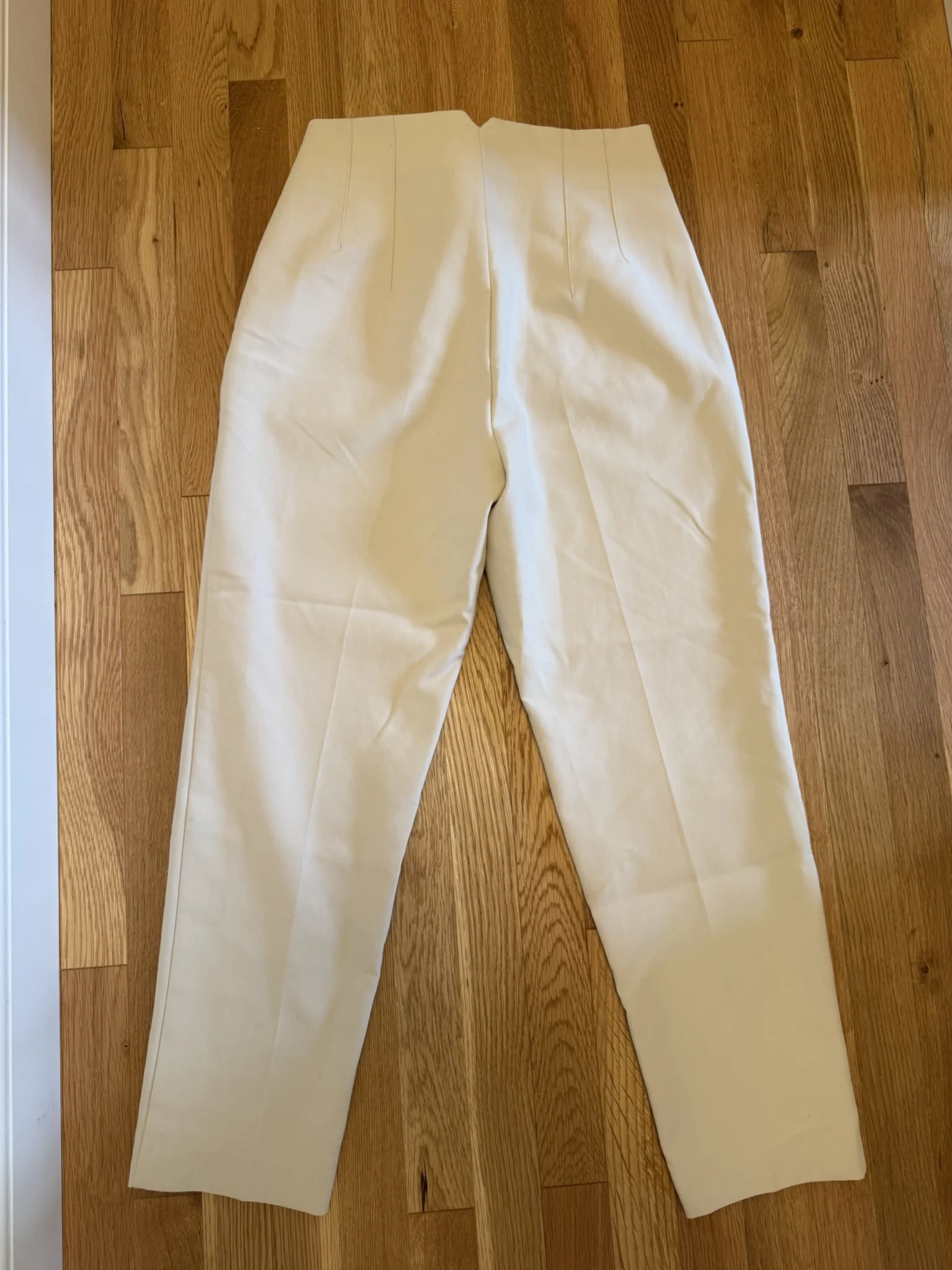 Image for Zara cream-coloured trousers