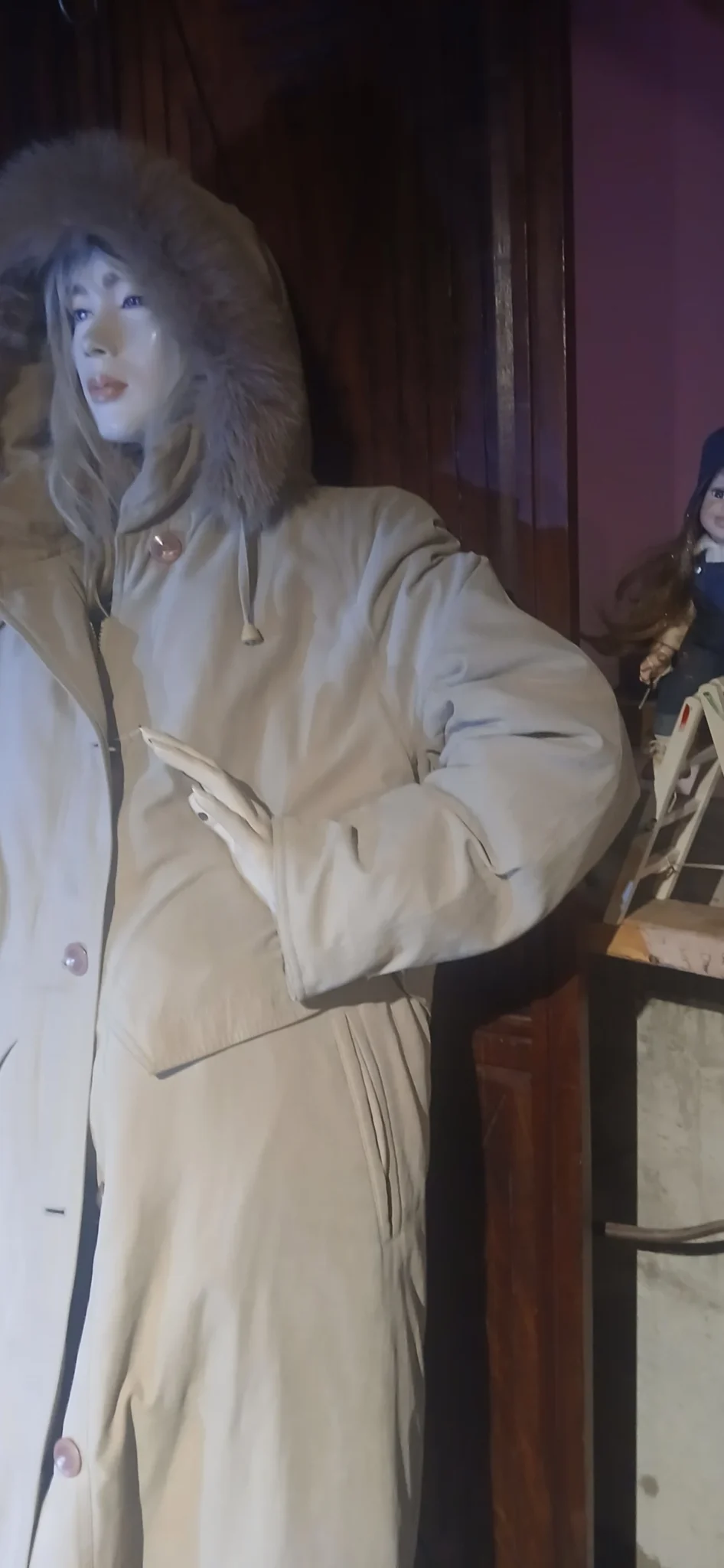 Image for Long beige coat
