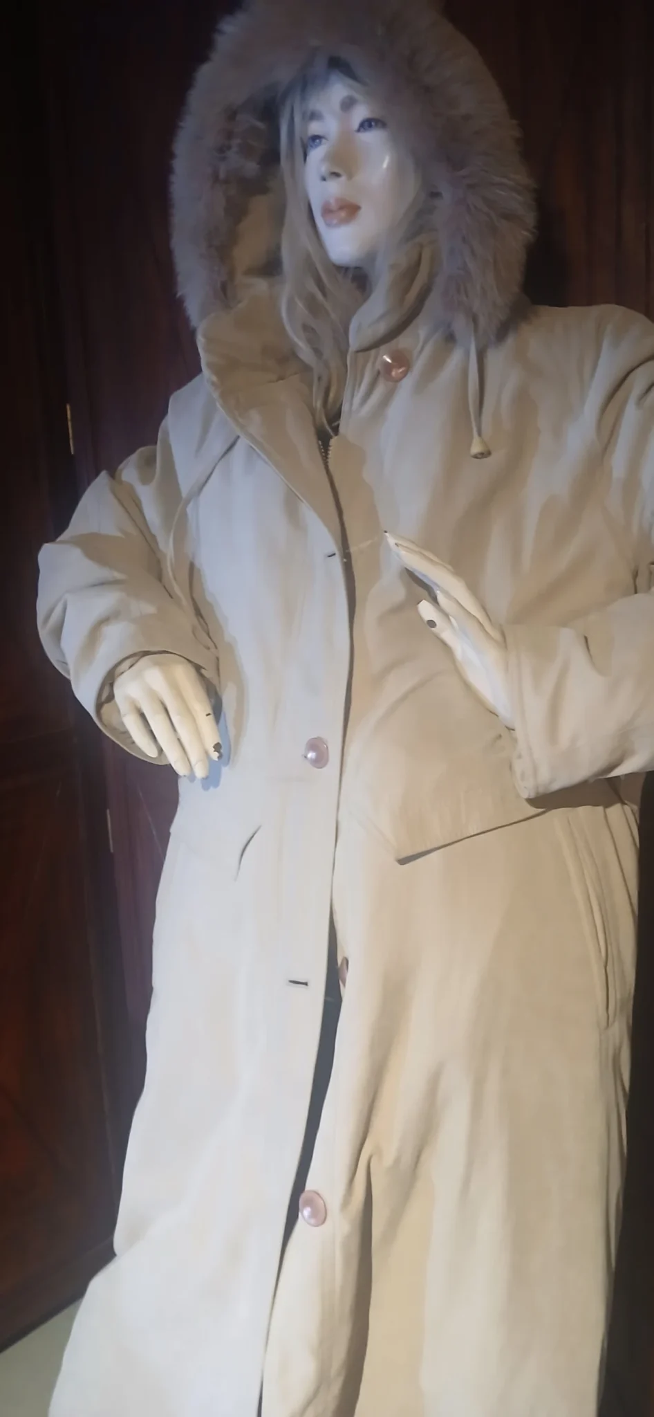 Image for Long beige coat