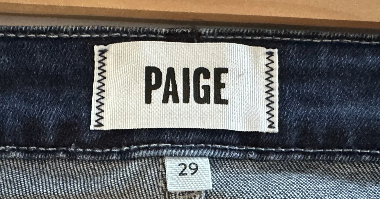 Image for Jeans Paige Manhattan high rise