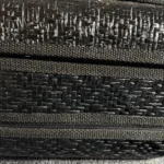 Thumbnail for Sac à main vintage ACCESS en osier laqué noir - Fabriqué en Italie (Années 1980)