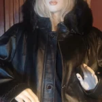 Featured thumbnail for Manteau cuir brodé Claire France