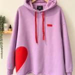 Featured thumbnail for BIRDZ Women’s Hoodie – mauve and red – Size L