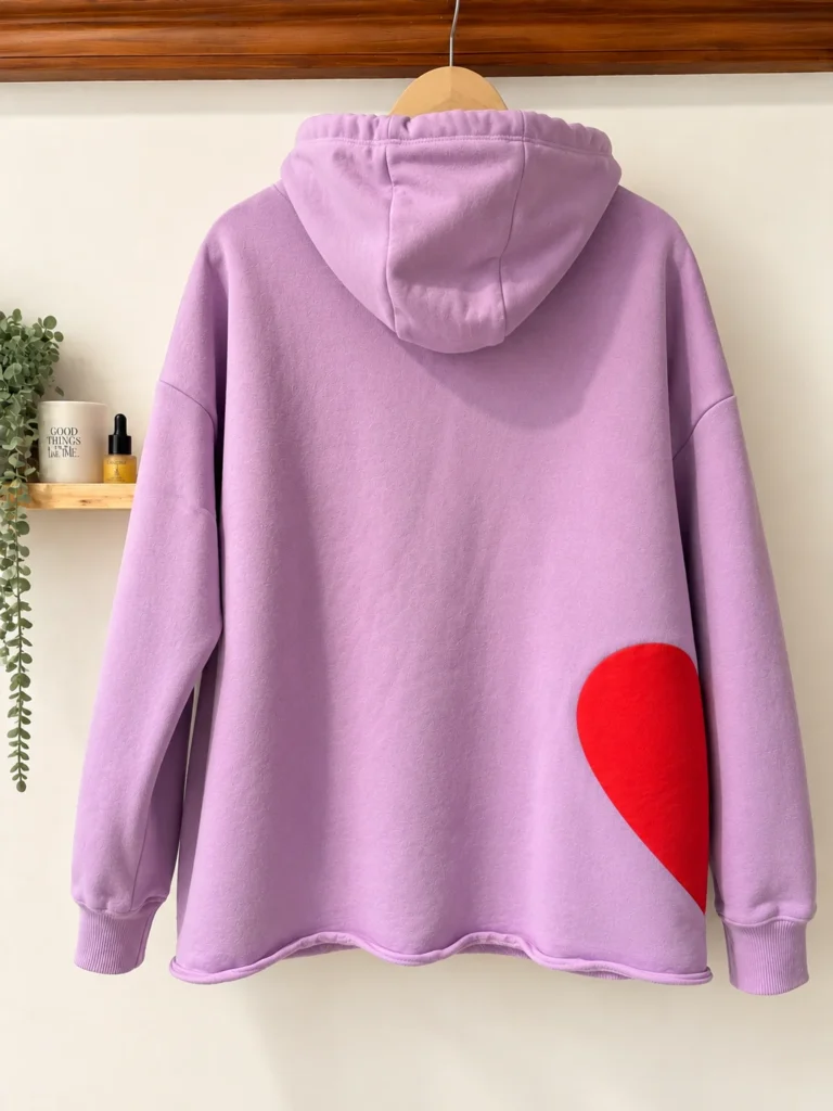 Image for BIRDZ Women’s Hoodie – mauve and red – Size L