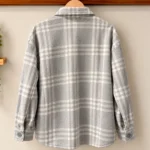 Thumbnail for Ardene grey & cream checked overshirt – M – BRAND NEW WITH TAG