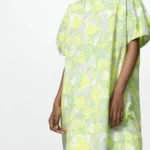 Featured thumbnail for Uniqlo Lime and White Floral Swim Coverup Dress