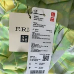 Thumbnail for Uniqlo Lime and White Floral Swim Coverup Dress