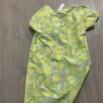 Thumbnail for Uniqlo Lime and White Floral Swim Coverup Dress